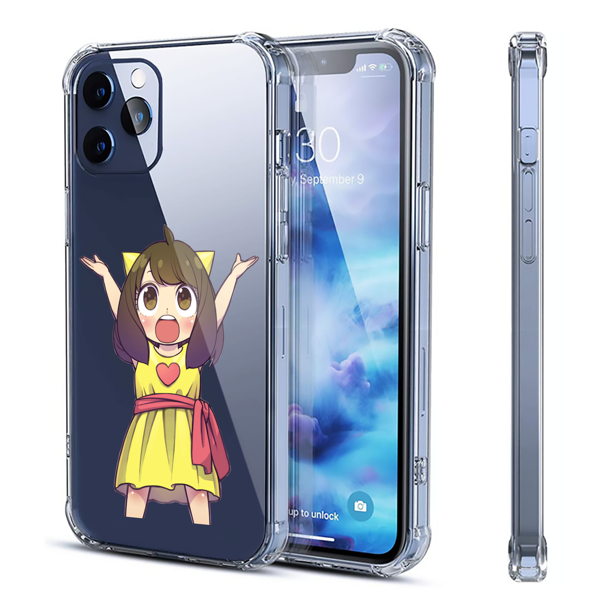 （画像用） SPY×FAMILY间谍家家酒 【iPhone 12シリーズ対応】透明スマホケース（クリアソフトケース）